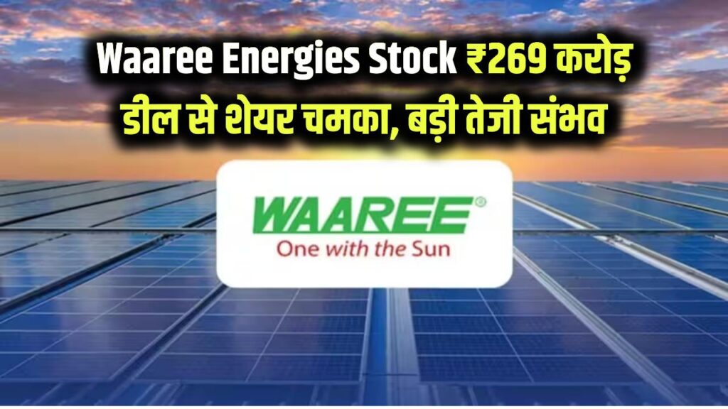 Waaree Energies Stock: ₹269 करोड़ डील से शेयर चमका, बड़ी तेजी संभव 