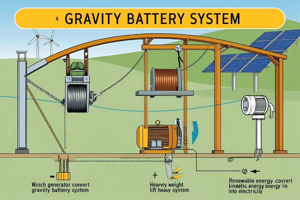 Gravity-Battery-System