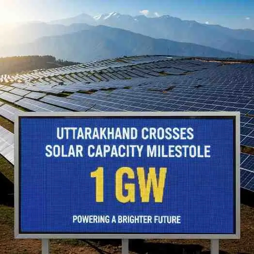 Uttarakhand Solar Milestone