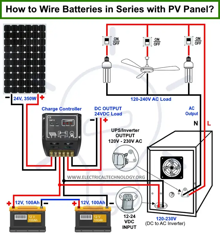 Pair Batteries Diagram