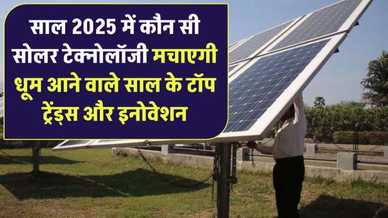 2025 में कौन सी सोलर टेक्नोलॉजी मचाएगी धूम? जानिए आने वाले साल के टॉप ट्रेंड्स और इनोवेशन