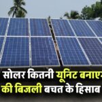 1KW सोलर कितनी यूनिट बनाएगा? हर महीने की बिजली बचत का हिसाब!