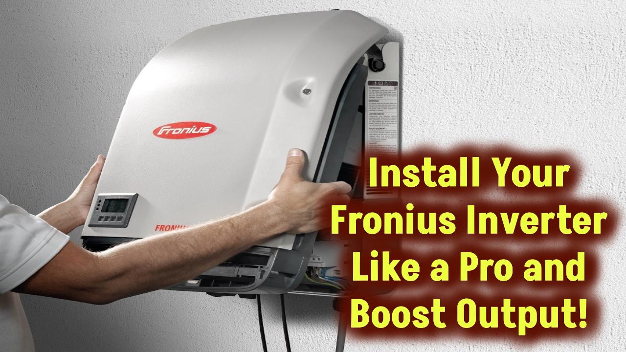how-to-install-a-solar-system-with-a-fronius-inverter-for-optimal-performance