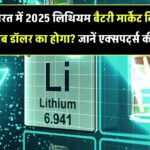 2025 तक भारत में लिथियम बैटरी मार्केट कितने अरब डॉलर का होगा? जानिए एक्सपर्ट्स की राय