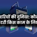 बैटरियों की दुनिया: कौन सी बैटरी किस काम के लिए है?