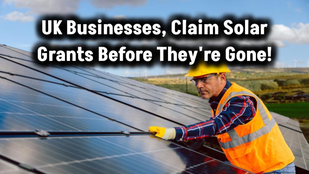 Government grants for solar panels for business UK