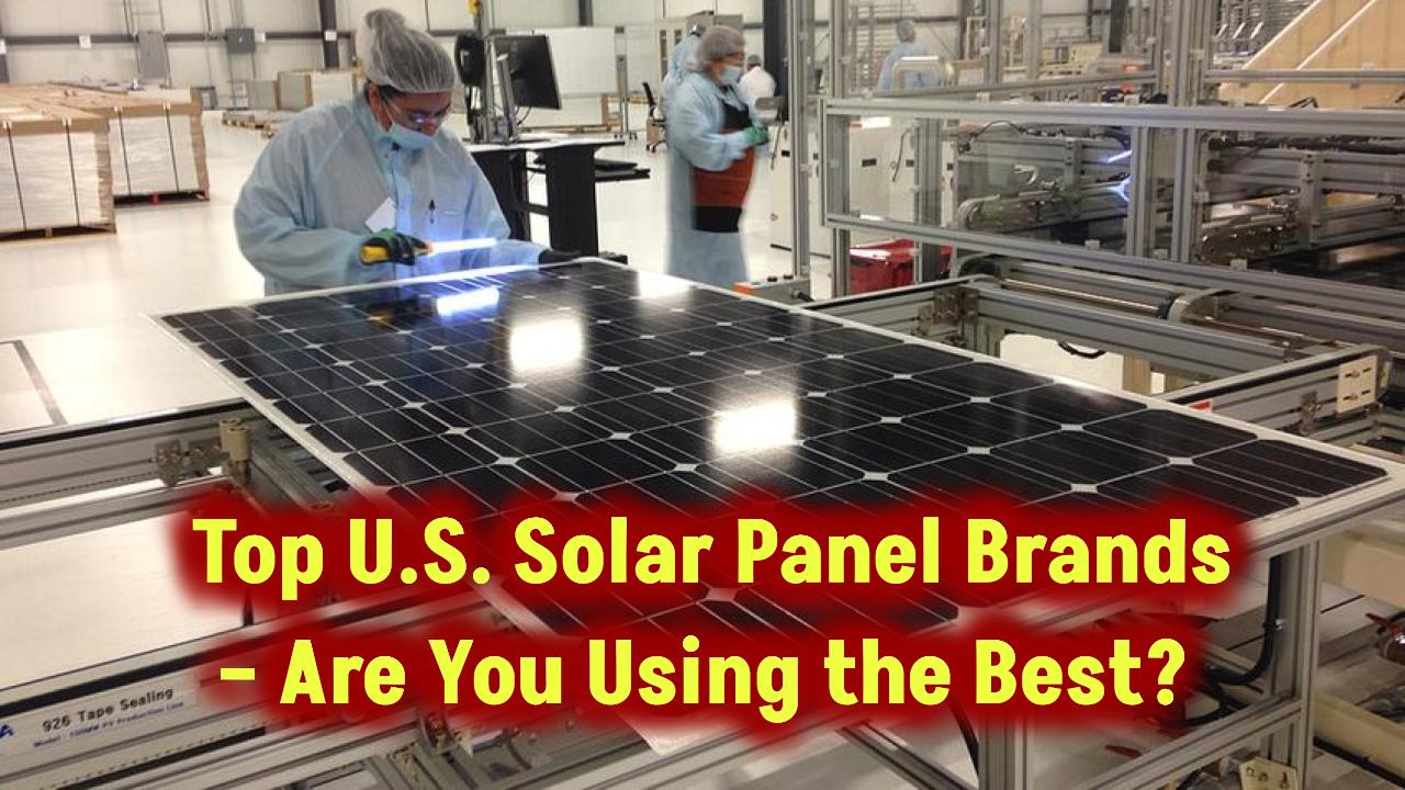 List of solar panel manufacturers in USA