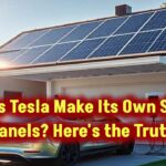 What brand of solar panels does Tesla use