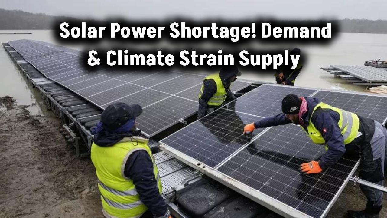 Solar Power Shortage: Demand & Climate Strain Supply