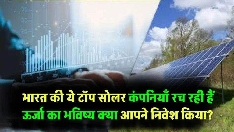 भारत की ये टॉप सोलर कंपनियाँ बदल रही हैं ऊर्जा का भविष्य, क्या आपने इनमें निवेश किया?