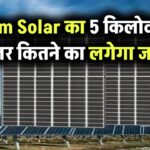 Loom Solar का 5 किलोवाट सोलर पैनल कितने का लगेगा, और कितनी मिलेगी सब्सिडी