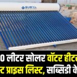 Solar Water Heater Price: 200 लीटर सोलर वॉटर हीटर की लेटेस्ट प्राइस लिस्ट, सब्सिडी के साथ